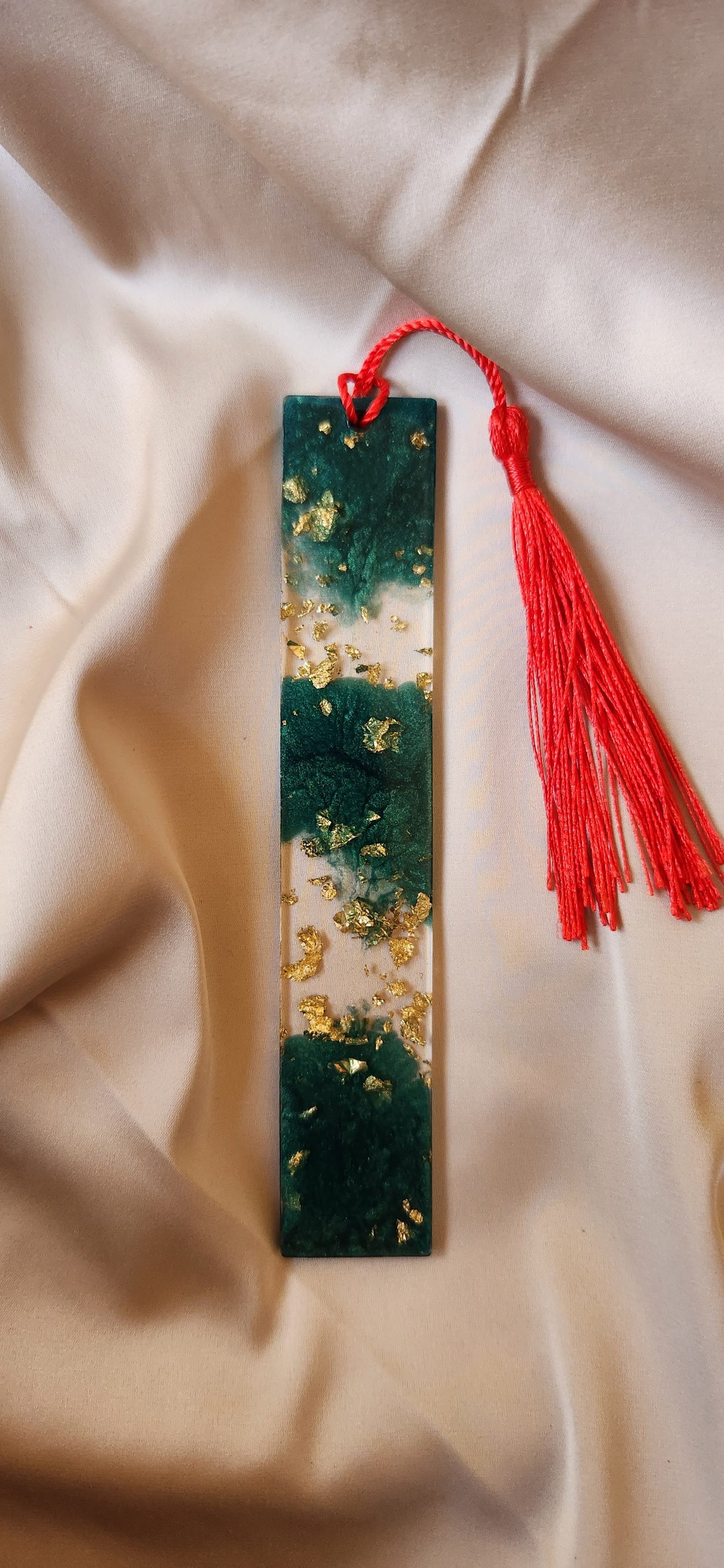 Bookmark- Signature Emerald Green+Gold