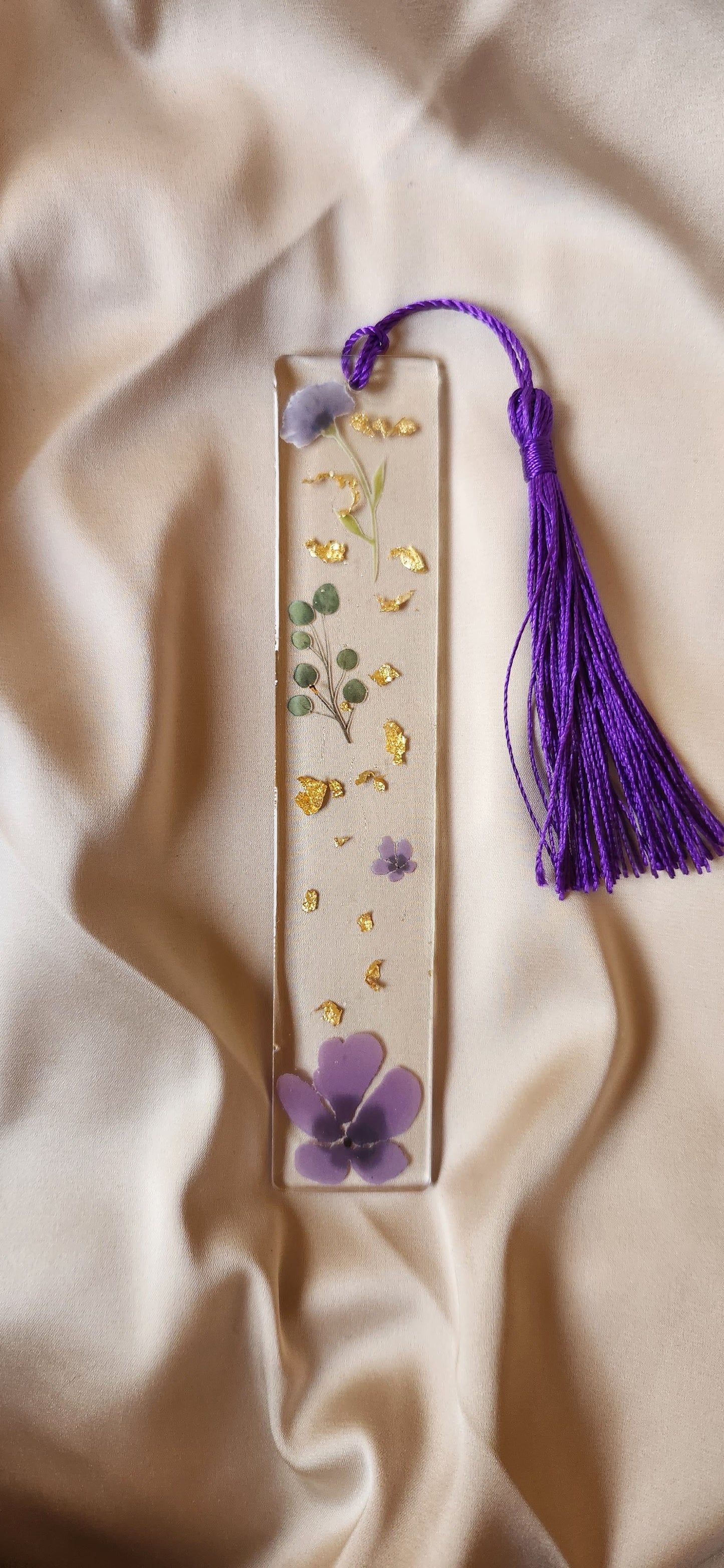 Bookmark- Purple Floral